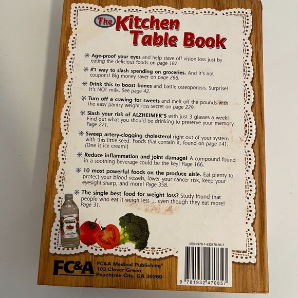 THE KITCHEN TABLE BOOK BY The Editors of FC&A Medical Publishing/Preowned - Picture 4 of 7